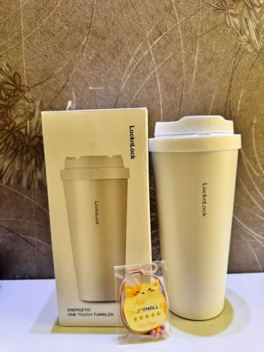 Bình giữ nhiệt Lock&Lock Energetic One Touch LHC3249 (550ml) in ấn logo thương hiệu 