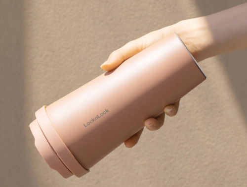Bình giữ nhiệt Lock&Lock Energetic One Touch LHC3249 (550ml) in ấn logo thương hiệu 