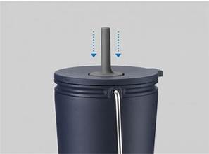 Bình Giữ Nhiệt Có Ống Hút Lock&Lock Bucket Tumbler with Straw LHC4268 in ấn logo thương hiệu