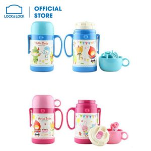 Bình giữ nhiệt Hello Bebe Lock&Lock HBB311 - In ấn Logo thương hiệu