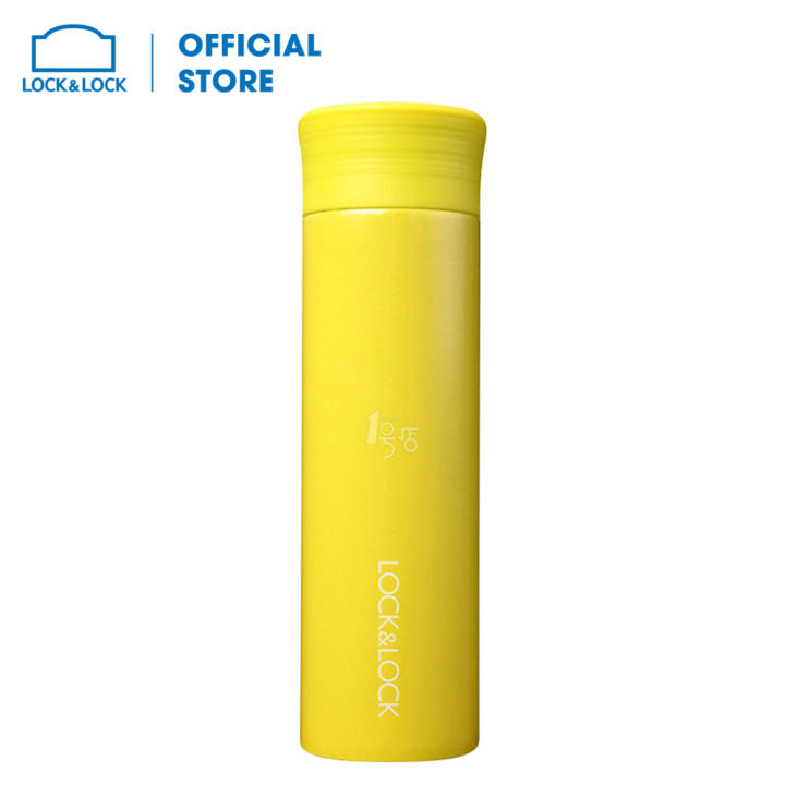 Bình giữ nhiệt thép không gỉ Fruit Lock&Lock LHC4110Y - In ấn Logo thương hiệu