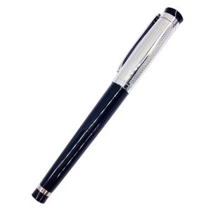 Bút bi kim loại dạng nắp RP-508-Đen In Khắc Logo thương hiệu