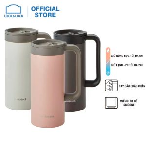 Ly Giữ Nhiệt LocknLock có tay cầm Table Mug LHC4247 - In ấn Logo thương hiệu