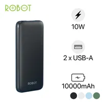 Pin dự phòng Robot 10W RT12 10000mAH In Logo
