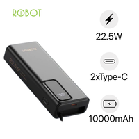 Pin dự phòng Robot SẠC NHANH 22.5W RT19 10000mAH In Logo