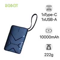 Pin dự phòng Robot RT17 10000mAH In Logo