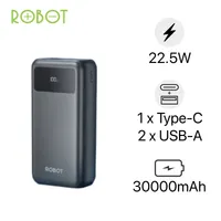 Pin dự phòng Robot 22.5W RT32 30000mAH In Logo